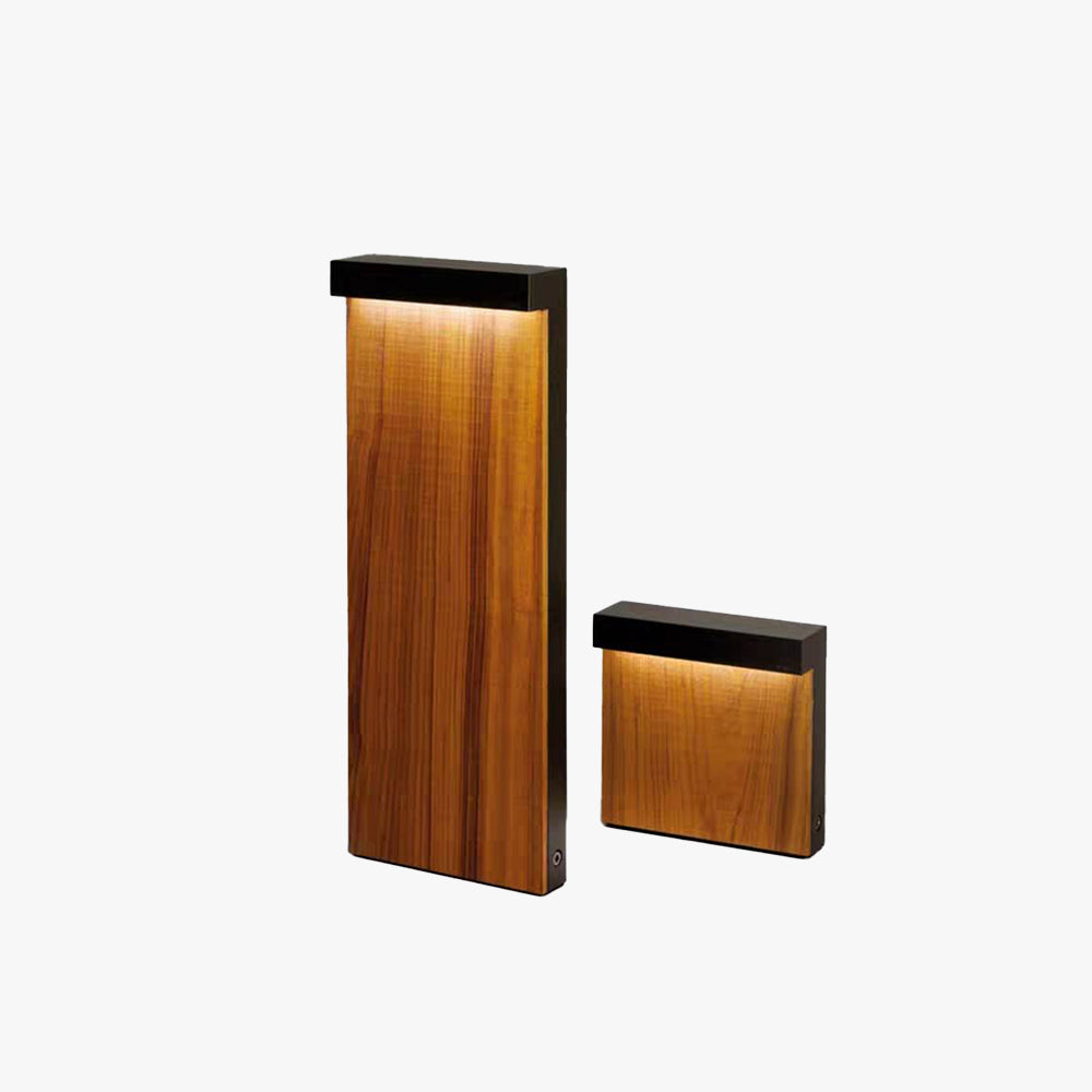 Orr Moderno Rectangular Cuadrado Metal Lámpara Exterior