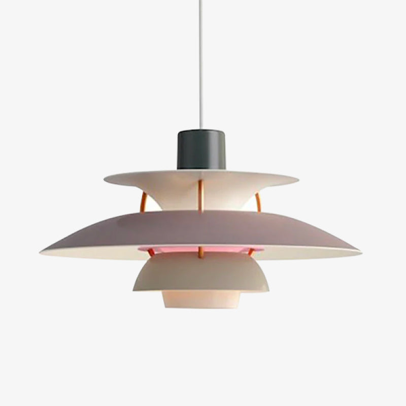 Morandi Diseño Sombrilla Metal Lámpara Colgante MultiColores
