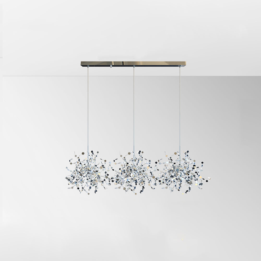 Olivia Moderna Diseño Decorativa Metal Lámpara Colgante Dorada/Plata