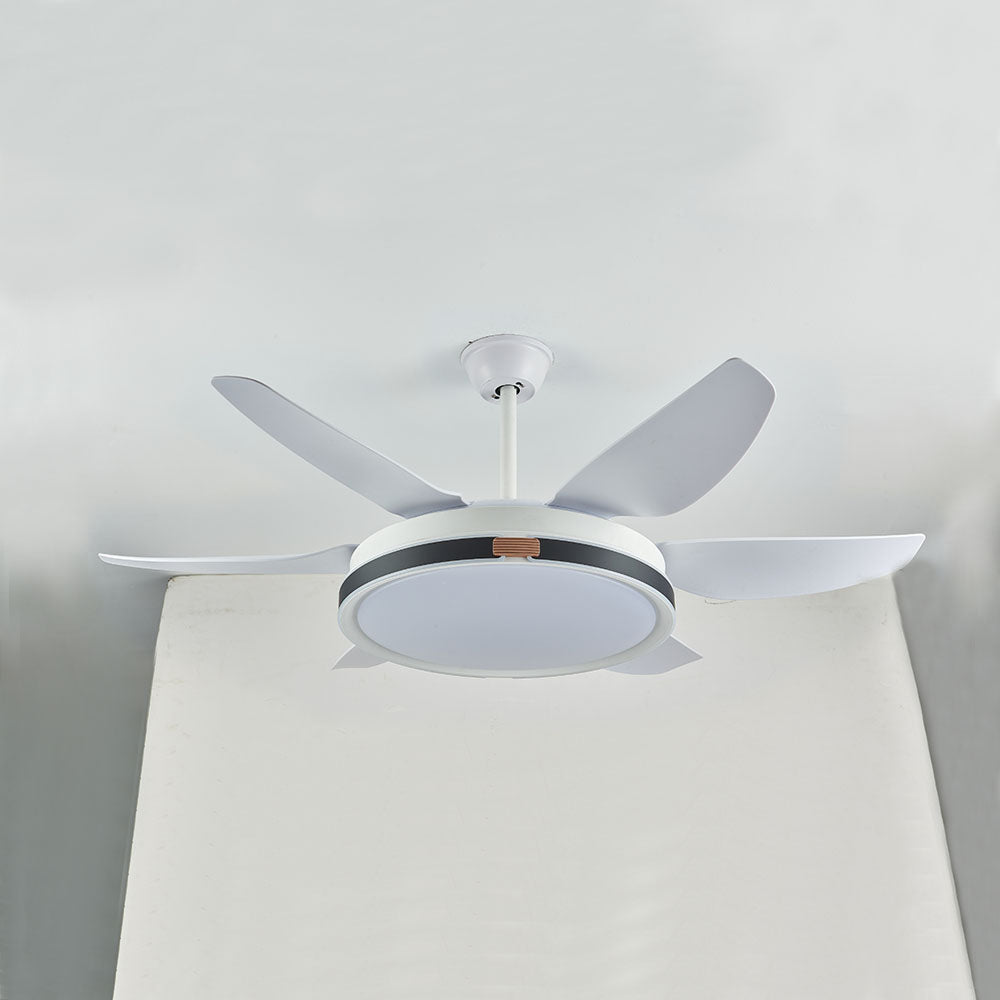 Haydn Ventilador de techo con Luz 6 Palas, 4 Colores, Motor dc, ∅130CM