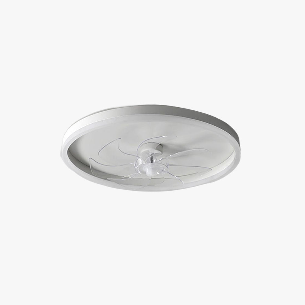 Edge Ventilador de techo con Luz sin aspas, Blanco, Motor dc, ∅40CM/50CM/60CM