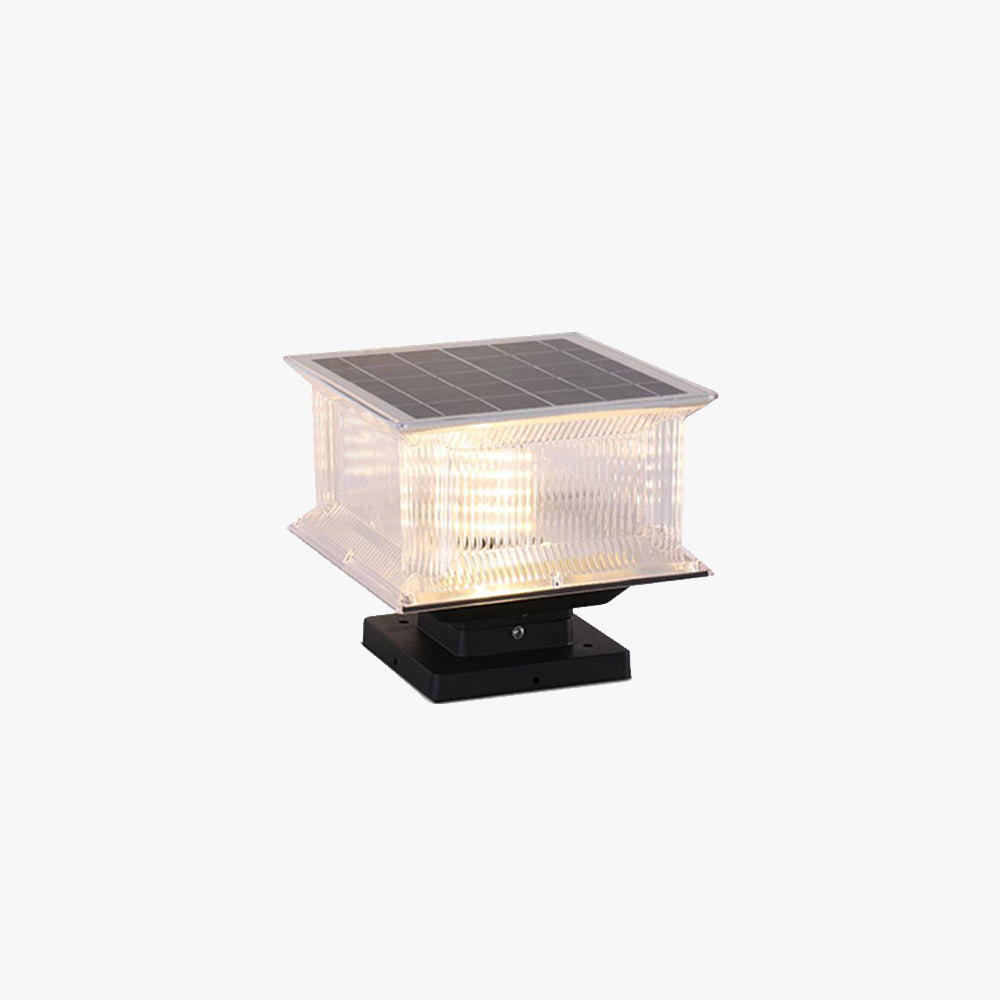 Riley Moderno Lámpara Exterior LED Cuboide Metal Patio