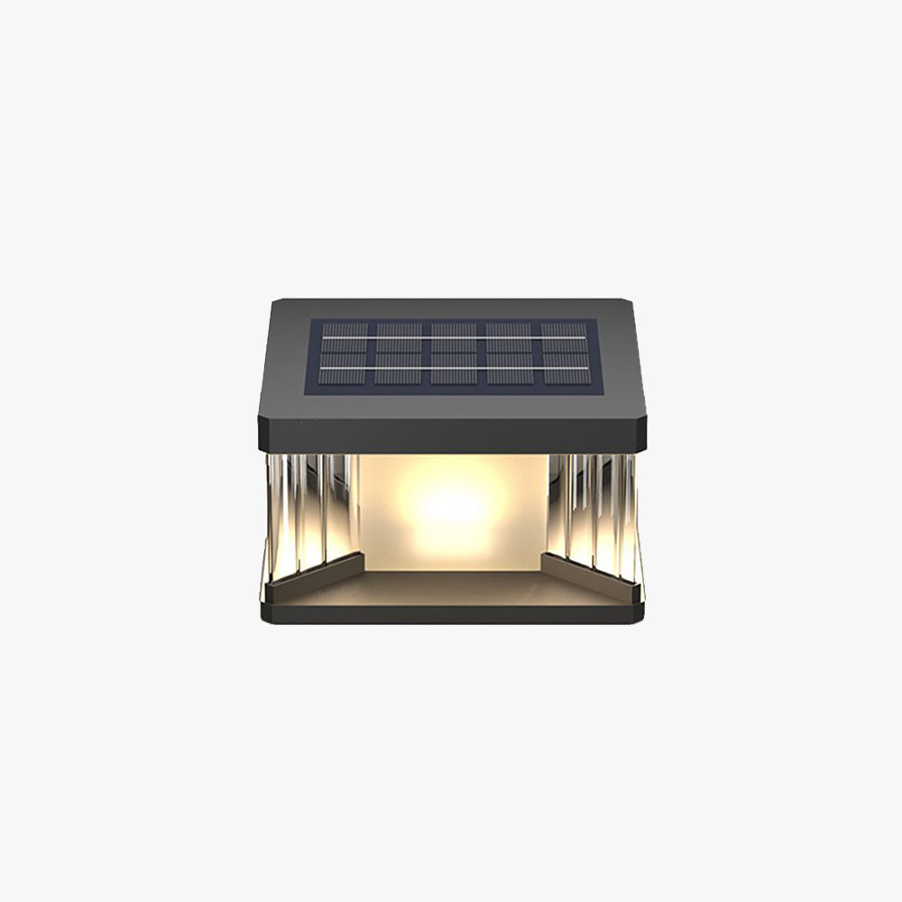 Riley Moderna Lámpara Exterior LED Cubo Metal Acrílico Patio