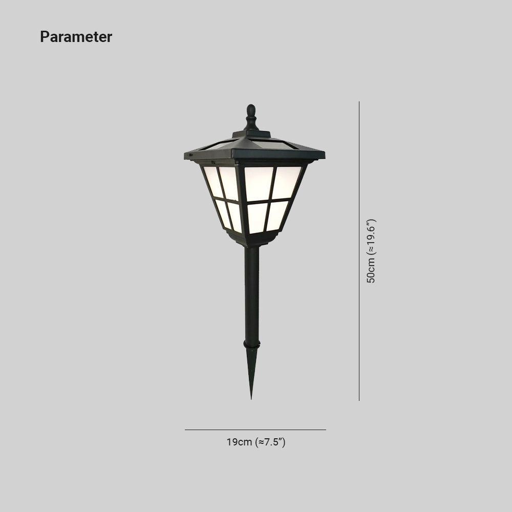 Pena Moderno Lámpara De Pie Exterior Poligonal Acrílico Patio