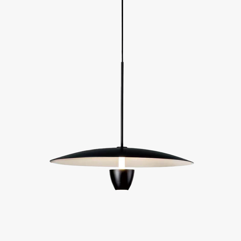 Carins Nórdica Simple Diseño Metal Lámpara Colgante Negra