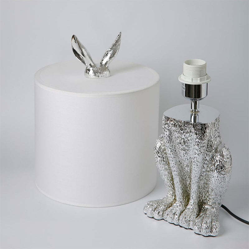 Alice Moderna Diseño Resina Lámpara de Mesa Negra/Blanca/Dorada