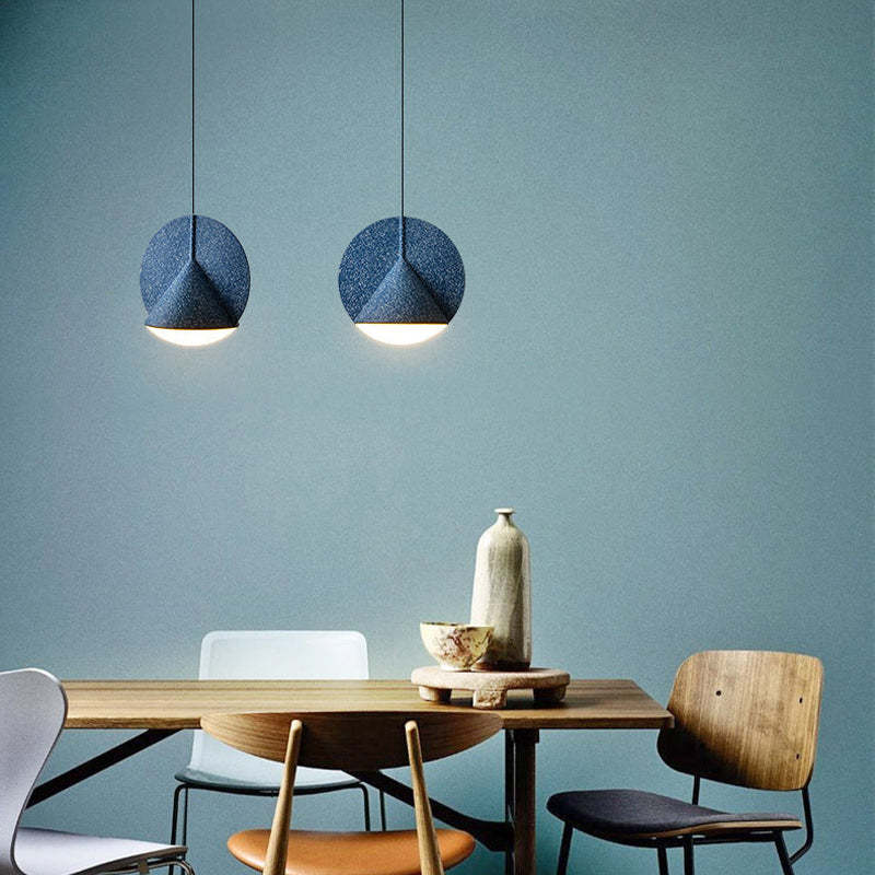 Morandi Lámpara Moderna Decorativa Colgante, Resina, Diseño