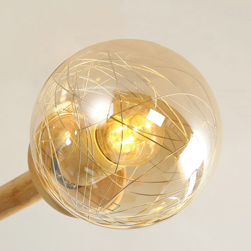 Ozawa Diseño Geométrica Lámpara de Techo&Candelabro Burbuja Clara