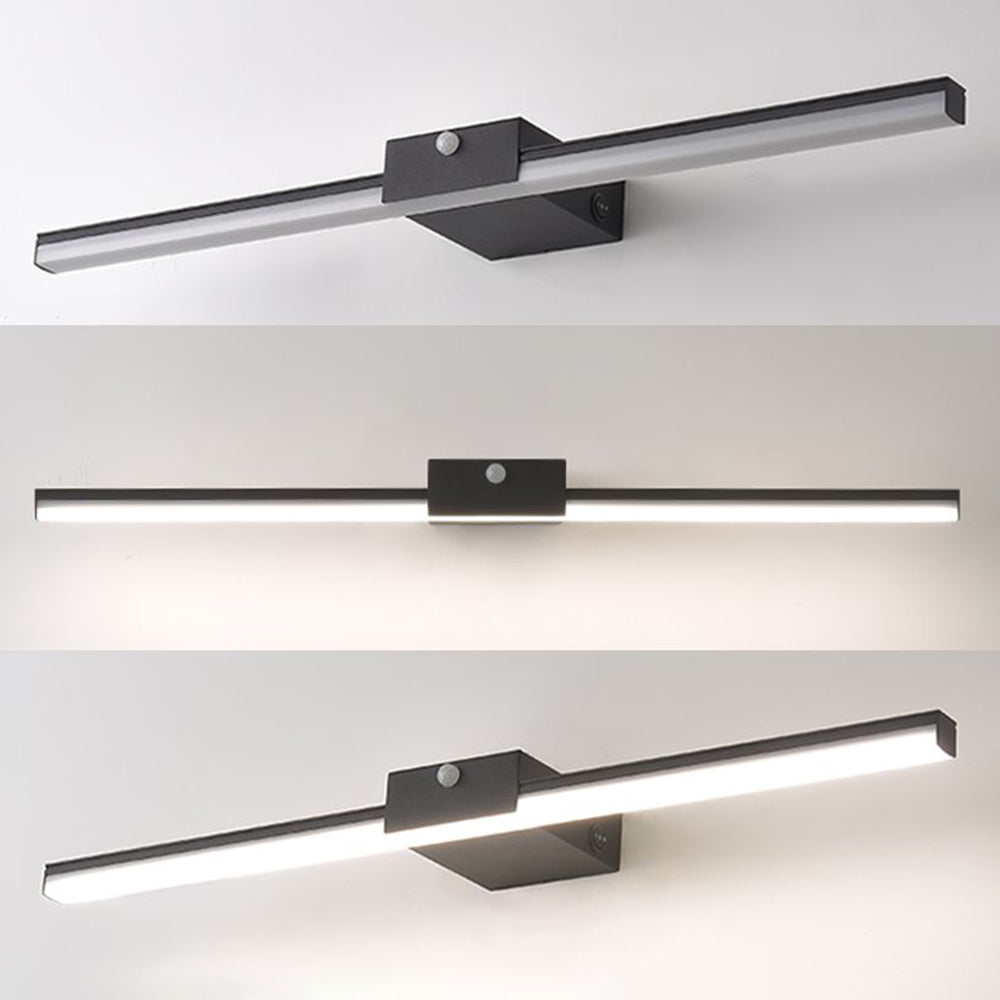Edge Lineal Minimalista Metal/Acrílico LED Aplique de Pared Blanco Negro