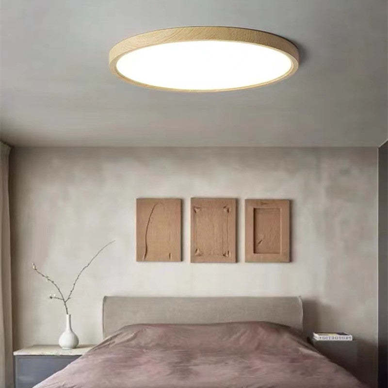Lámpara de techo LED moderna de 7 anillas, lámpara de techo para sala de  estar, círculo redondo, marrón, lámpara de techo para dormitorio,  3000K-6500K