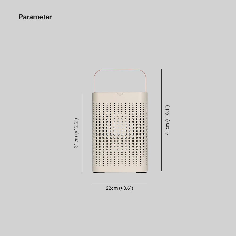 Orr Moderno Rectangular Solar Recargable Metal Lámpara De Pie