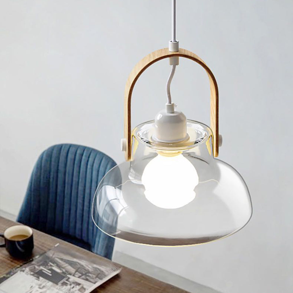 Hailie Moderna Minimalista Metal Lámpara Colgante Transparente