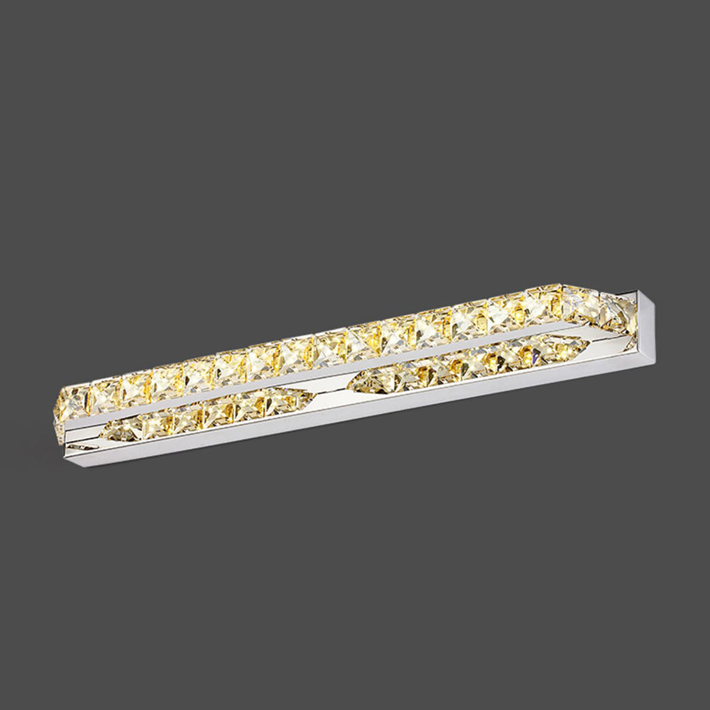 Kristy Moderno Metal/Cristal LED Aplique de Pared Plata/Oro